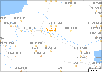 map of Yeso