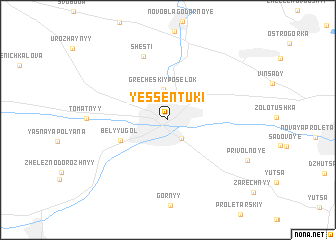 map of Yessentuki