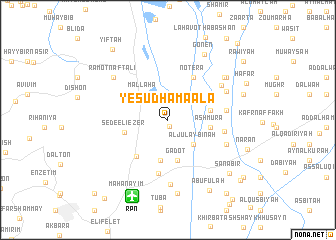 map of Yesud HaMa‘ala