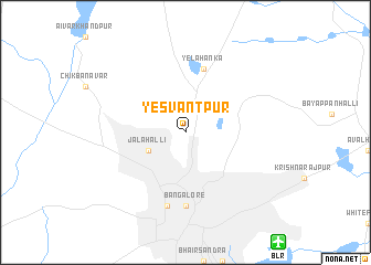 map of Yesvantpur