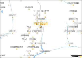 map of Yè-ta-gūn