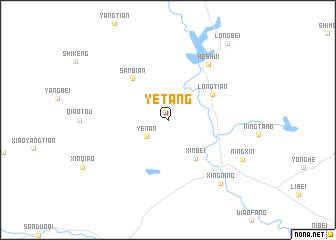 map of Yetang