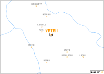 map of Yete II