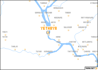 map of Yethaya