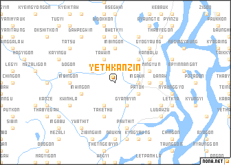 map of Yethkanzin