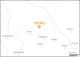 map of Yetimli