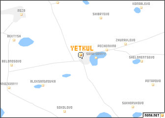 map of Yetkul\