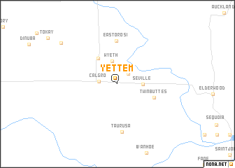 map of Yettem