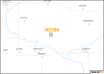 map of Yetter