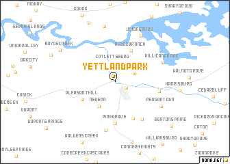 map of Yettland Park