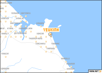 map of Yêu Kinh