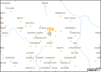 map of Ye-u