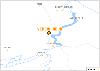 map of Yevdokimova