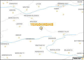 map of Yevdokimovka