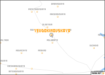 map of Yevdokimovskaya