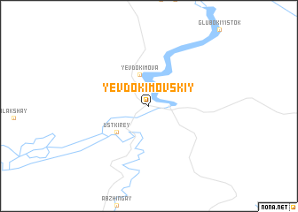 map of Yevdokimovskiy