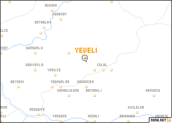 map of Yeveli