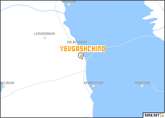 map of Yevgashchino