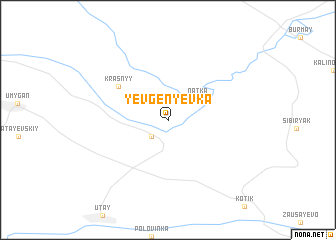 map of Yevgen\