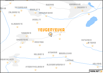 map of Yevgen\