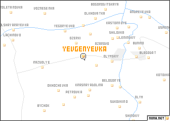 map of Yevgen\