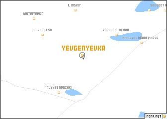 map of Yevgen\