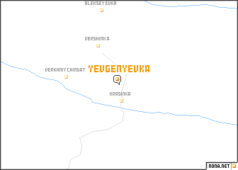 map of Yevgen\