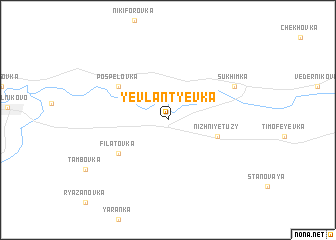 map of Yevlant\