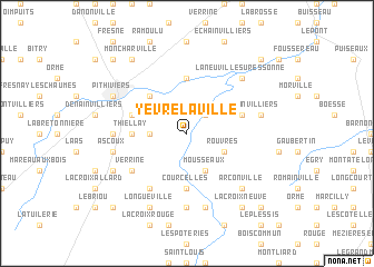 map of Yèvre-la-Ville