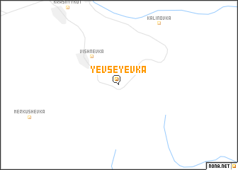 map of Yevseyevka