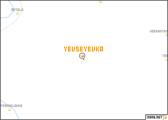 map of Yevseyevka