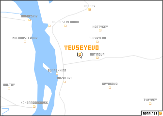 map of Yevseyevo