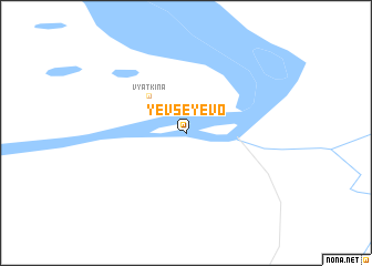 map of Yevseyevo