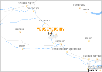 map of Yevseyevskiy