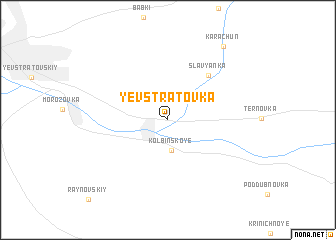 map of Yevstratovka