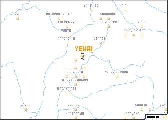 map of Yewai