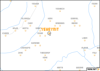 map of YeWeynīt