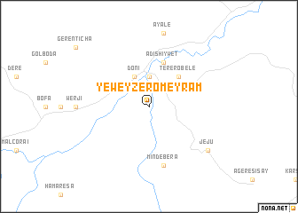 map of YeWeyzero Meyram