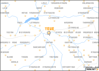 map of Yewe