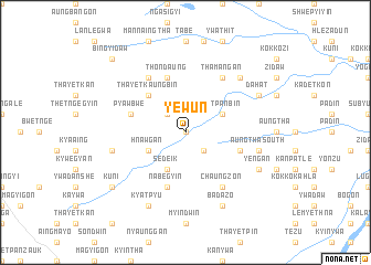 map of Yewun