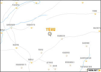 map of Yewu