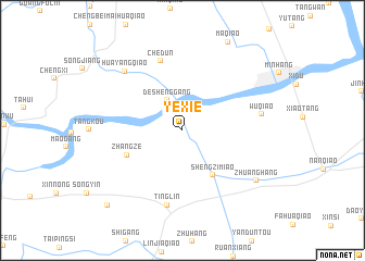 map of Yexie