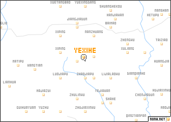 map of Yexihe
