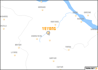 map of Yeyang