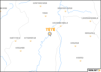 map of Yeye