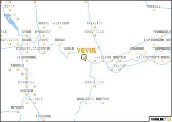 map of Yeyin