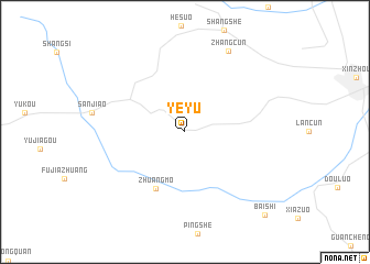 map of Yeyu