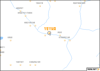 map of Yeywa