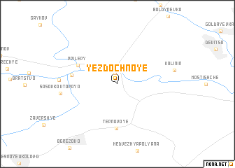 map of Yezdochnoye