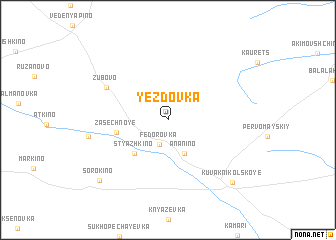 map of Yezdovka